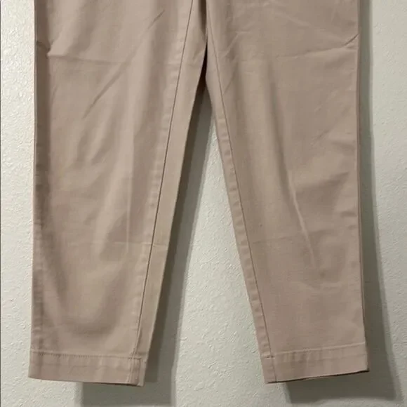 LOFT Khaki Chino Pants Straight Leg Womens 6 Vacation Preppy Office Utility Chic - Picture 6 of 11